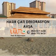 Avşa Hasır Çatı Dekorasyon