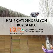 Bozcaada Hasır Çatı Dekorasyon