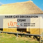 Çeşme Hasır Çatı Dekorasyon